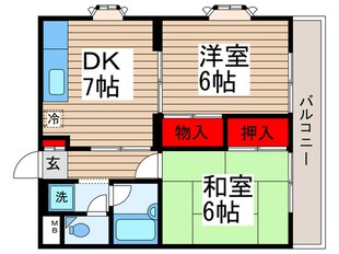 新潮通り一番館の物件間取画像